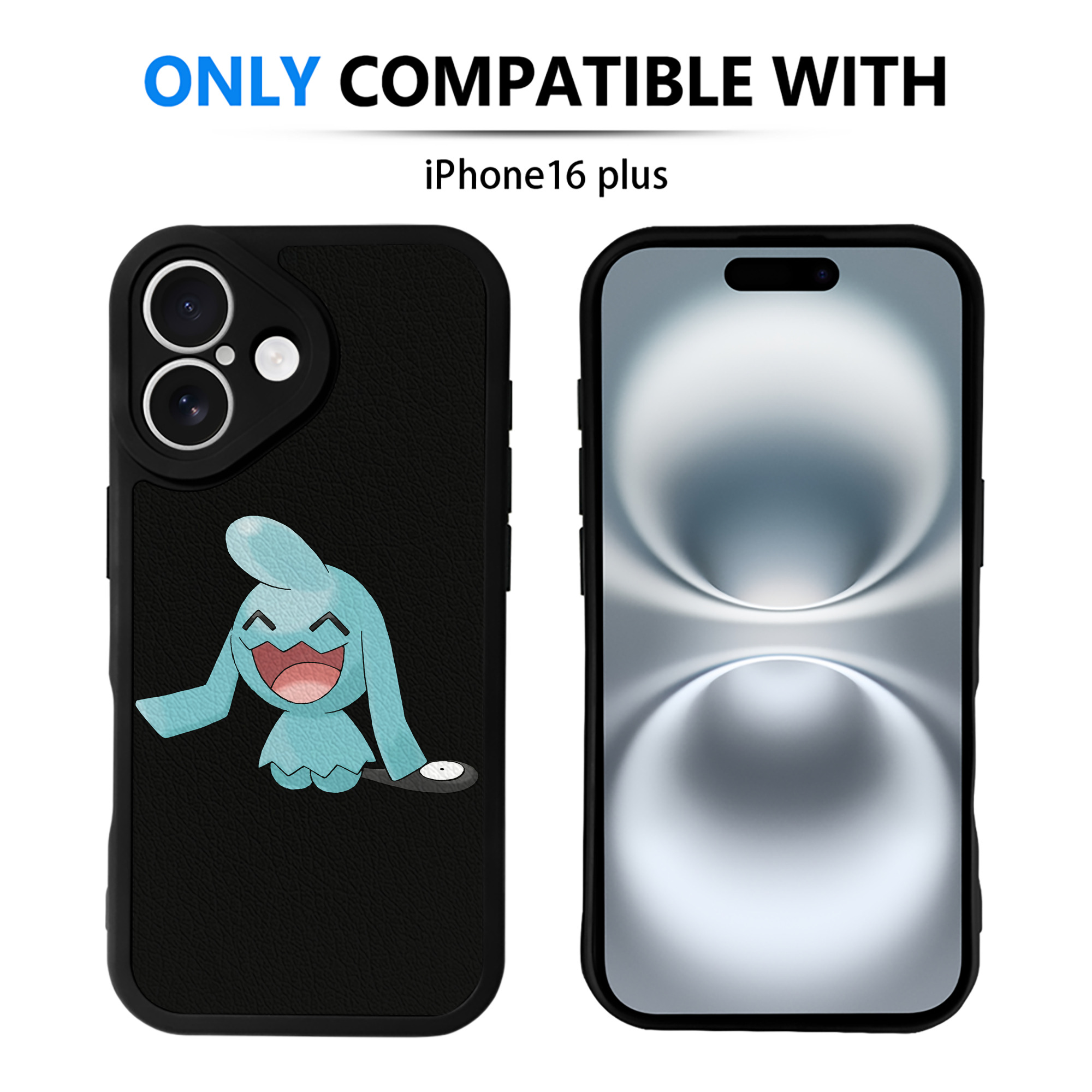 （画像用） ポケットモンスター Pokémon 【iPhone 16シリーズ対応】シリコンスマホケース（レザー調） 材質：シリコン